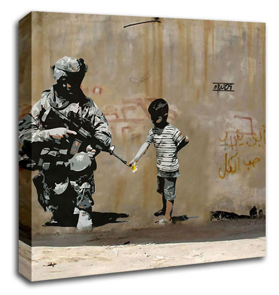 Square-Canvas-03174-Flower Gun-Banksy-Canvas-D copy